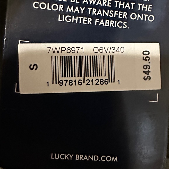 Lucky Brand Ruffle Sleeve Green Blouse - Picture 7 of 7